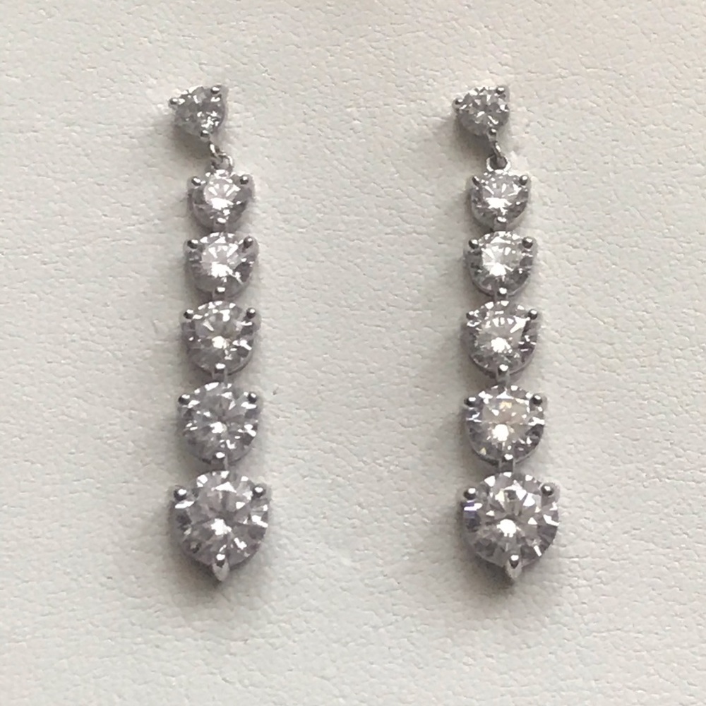 Crystal drop earrings by Berricle